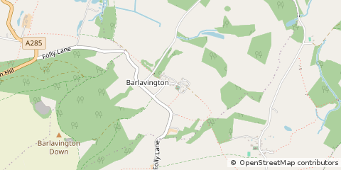 Map of Petworth, West Sussex