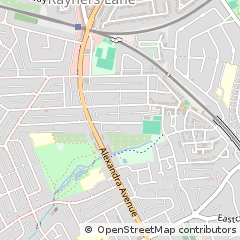 Map of Harrow, Middlesex