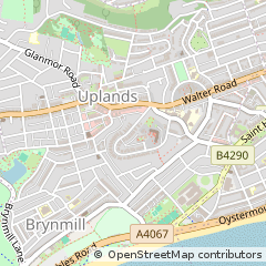 Map of Swansea