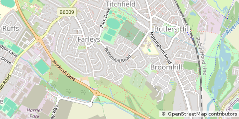 Map of Nottingham