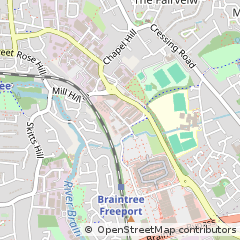 Map of Braintree, Essex