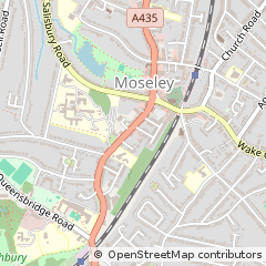 Map of Birmingham, West Midlands