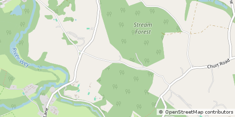 Map of Headley Down, Hampshire