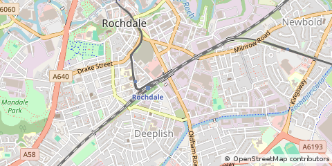 Map of GT Manchester