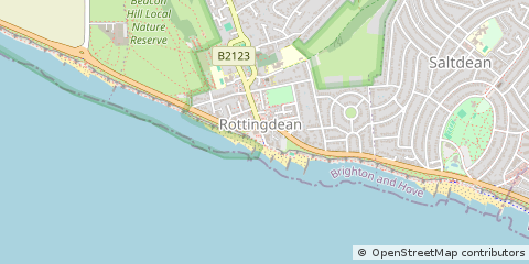 Map of Brighton, East Sussex