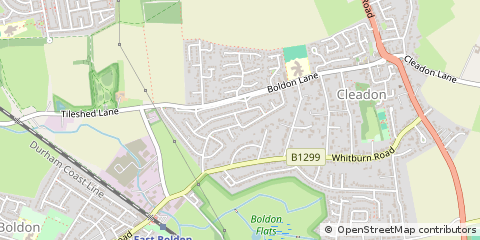 Map of Sunderland