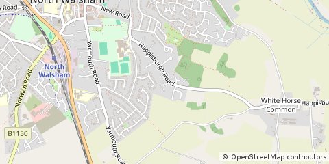 Map of North Walsham
