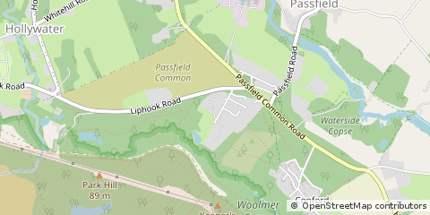 Map of Liphook, Hampshire