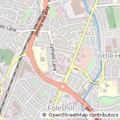 Map of Coventry, West Midlands