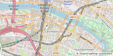 Map of Glasgow