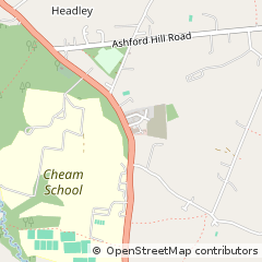 Map of Thatcham, Berkshire