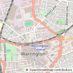 Map of Warrington