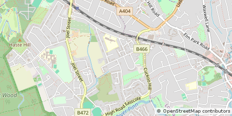 Map of Pinner, Middlesex