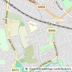 Map of Pinner, Middlesex