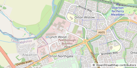 Map of Peterborough