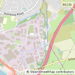 Map of Blackburn, Lancashire