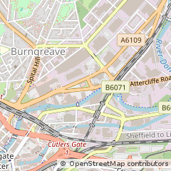 Map of Sheffield