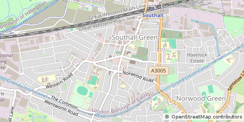 Map of Southall