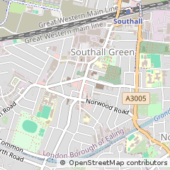 Map of Southall
