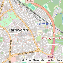 Map of Bolton, Greater Manchester