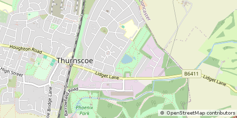 Map of Rotherham