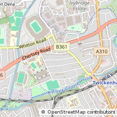 Map of Twickenham