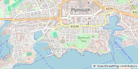 Map of Plymouth