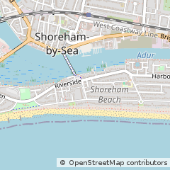 Map of Shoreham-by-SEA, West Sussex