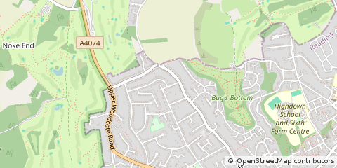 Map of Reading, Berkshire