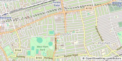 Map of Forest Gate, London