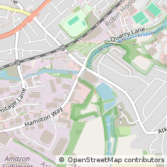 Map of Mansfield, Nottingham