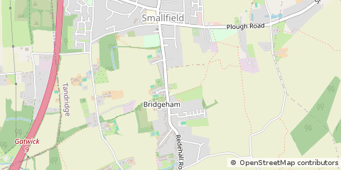 Map of Horley