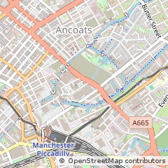 Map of Manchester, Cheshire