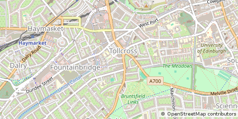 Map of Edinburgh