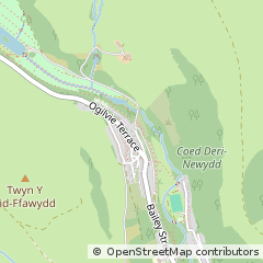 Map of Bargoed, MID-Glamorgan