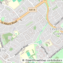 Map of Hemel Hempstead, Hertfordshire
