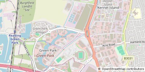 Map of Reading, Berkshire