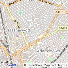 Map of Cardiff