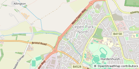 Map of Chippenham, Wiltshire