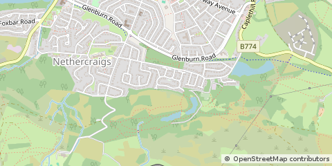 Map of Paisley, Renfrewshire
