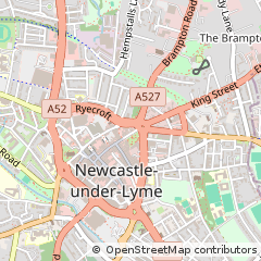 Map of Newcastle Under Lyme