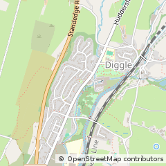 Map of Oldham, Lancashire