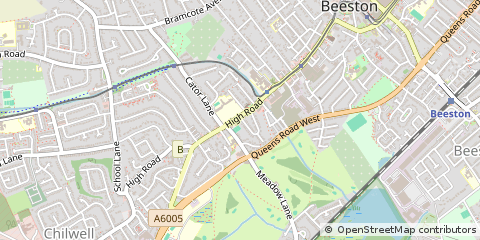 Map of Nottingham, Nottinghamshire