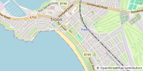Map of Ayrshire