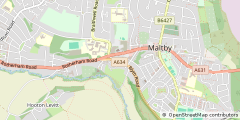 Map of Rotherham