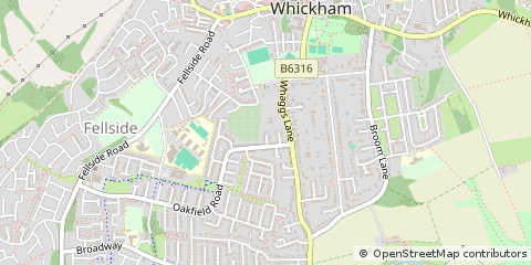 Map of Newcastle Upon Tyne, Tyne and Wear