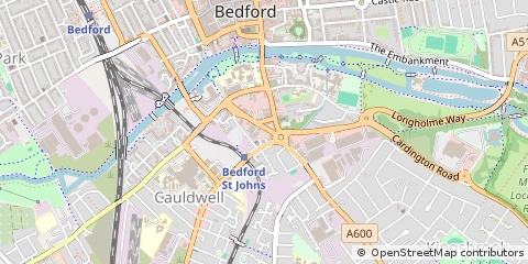 Map of Bedford