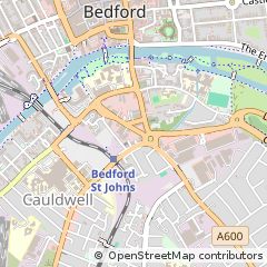 Map of Bedford
