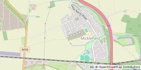 Map of Leeds, West Yorkshire