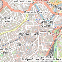 Map of Sheffield